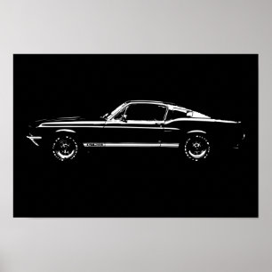 Poster Mustang car