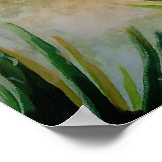 Poster Mustang du désert dans les Yuccas (Coin)