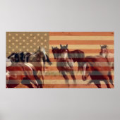Poster Mustang Flag (Devant)