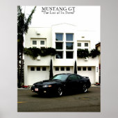 Poster Mustang GT (Devant)