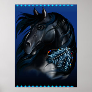 Poster Mustang Print