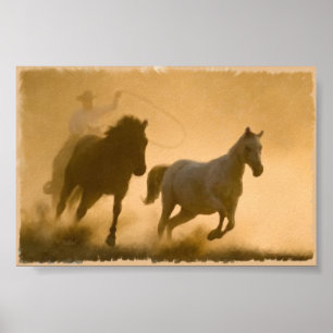 Poster Mustang Roundup