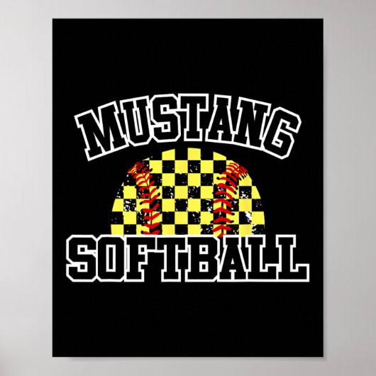 Poster Mustangs Softll Maman Mustangs Esprit Scolaire Spo (Devant)