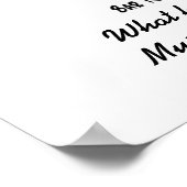 Poster mustangshirtfront, Ce qui se passe chez Mustang, s (Coin)