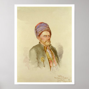 Poster Mustapha - musulman de Batum, c.1852