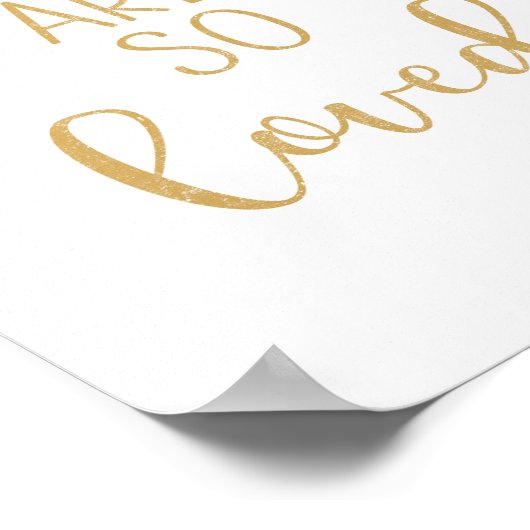 Poster Mustard Jaune Vous Êtes Si Aimé (Coin)