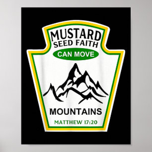 Poster Mustard Seed Faith Conditionnement Costume Party M