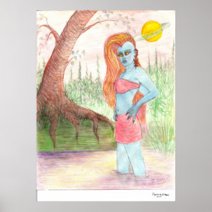 Poster Mutant Anna Anastasia Original, Art Signature