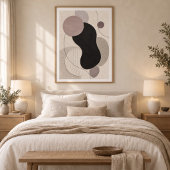 Poster Muted Orbit | Minimal Abstract Plaster Art Print