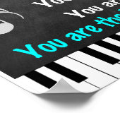 Poster muziekdocent klaslokaal (Hoek)