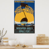 Poster  muziekfestival (Keuken)