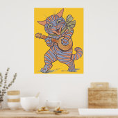  Poster muziekopdruk (Keuken)