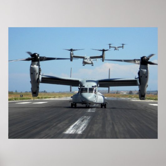 Poster MV-22 Osprey Aircraft (Devant)