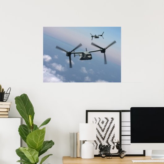Poster MV-22 Osprey Aircraft (Bureau à domicile)