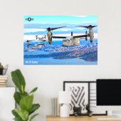 POSTER MV-22B OSPREY SUR L'AUSTRALIE (Bureau à domicile)