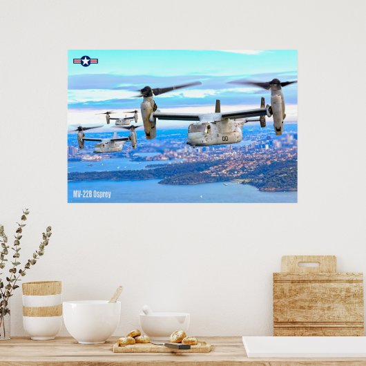 POSTER MV-22B OSPREY SUR L'AUSTRALIE (Cuisine)