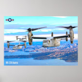 POSTER MV-22B OSPREY SUR L'AUSTRALIE (Devant)