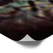 Poster MVB Labrador - Conception psychédélique (Coin)