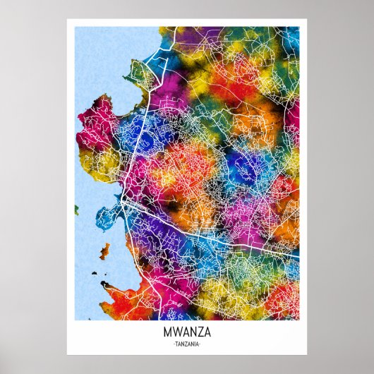 Poster Mwanza - Tanzanie (Devant)