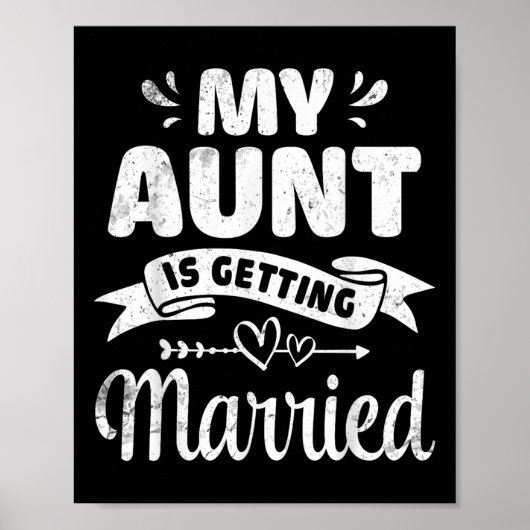 Poster My Aunt Is Getting Married Wedding Marry Uncle Nie (Devant)