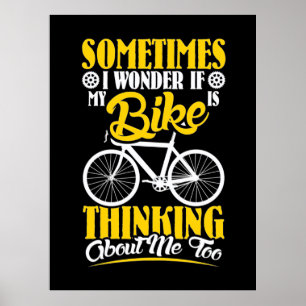Poster My Bike Thinking About