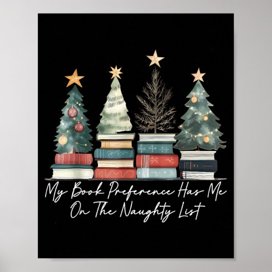 Poster My Book Preference Has Me On The Naughty List Chri (Devant)
