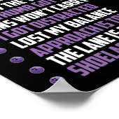 Poster My Bowling Excuses (Coin)