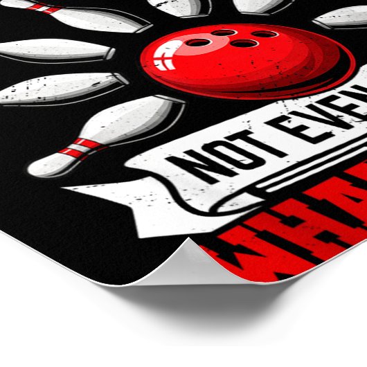 Poster My Bowling Technique Funny Bowling Bowler Men Wome (Coin)