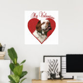 Poster My Clumber Spaniel Valentine (Bureau à domicile)