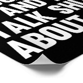 Poster My Daughter And I Talk About You Funny Matching Da (Coin)