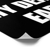 Poster My Deaf Ear Left Ear Is Deaf  (Coin)