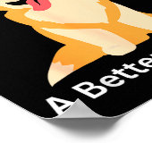 Poster My Dog Could A Better President - Funny Anti Trump (Coin)