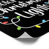 Poster My Favorite Color Is Christmas Lights  (Coin)