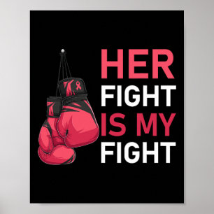 Poster My Fight Breast Cancer Awareness Fami