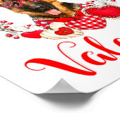 Poster My German Shepherd Is My Valentine Funny Dog Lover (Coin)