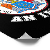 Poster My Governor Is An Idiot Funny New Jersey Tees  (Coin)