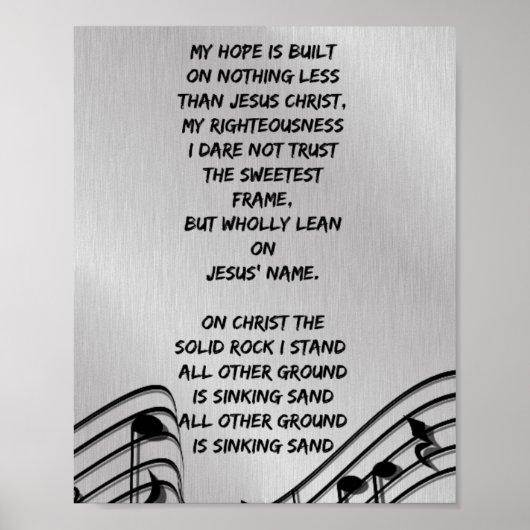 Poster My Hope est construit sur rien moins Christian Hym (Devant)
