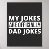 Poster my jokes are dad jokes (Devant)
