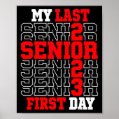 Poster My Last First Day Senior 2023 (Devant)