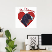 Poster My Liver English Springer espagnol Valentine (Bureau à domicile)