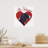 Poster My Liver English Springer espagnol Valentine (Cuisine)
