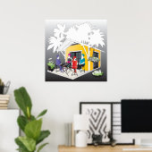 Poster My Mah Jongg Cottage (Bureau à domicile)