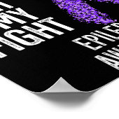 Poster My Niece's Fight Is My Fight Epilepsy Awareness 3 (Coin)