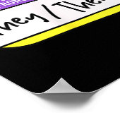 Poster My Pronouns Are They Them Gender Nonbinary Pride L (Coin)