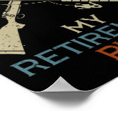 Poster My Retirement Plan Hunting Fishing Hunter Grandfat (Coin)