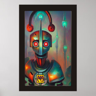 Poster My Robot DJ par Wombott