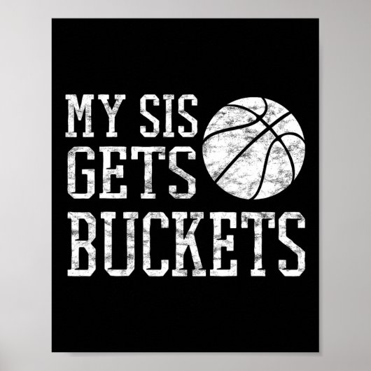 Poster My Sis Gets Buckets - frère Bysketbyll Soeur (Devant)