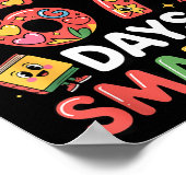 Poster My Students Are 67 Days Smarter Funny Teacher Kids (Coin)