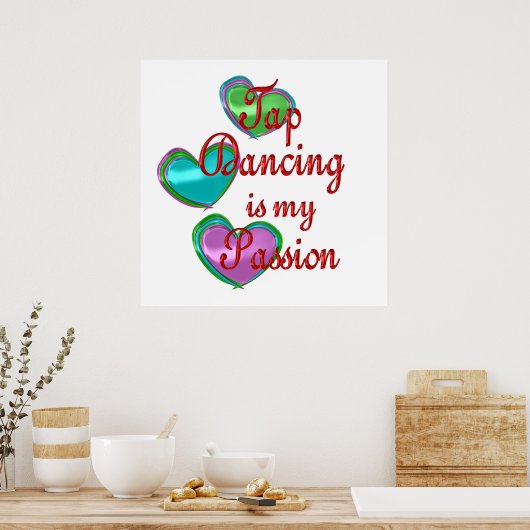 Poster My Tap Dancing Passion (Cuisine)