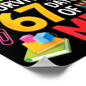 Poster My Teacher Survived 67 Days Of Me Teacher Apprecia (Coin)